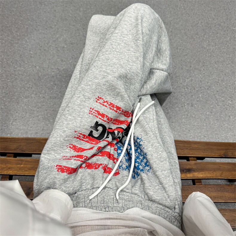【现货】XZ1218BK33087特价P50面层50棉50涤美式印花卫裤,男装休闲裤,星座1218（原611-3）