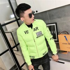 美式重工刺绣棒球领棉服社会小伙棉衣保暖外套C301B-MF05，男装棉衣，电商C301B