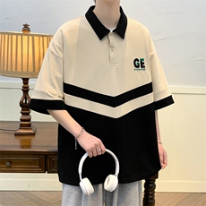 夏上新青少年简约刺绣半袖T恤时尚印花Polo衫男女628-P40控价68，男装Polo衫，电商A441-1
