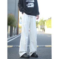 A429-K134-特批40现货秋冬季百搭休闲裤褶皱设计卫裤，男装休闲裤，电商A429