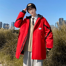 8XL~M大码冬季新款连帽中长款棉衣棉袄大衣男货足支持各种活动，男装棉衣，钱塘717(原712)