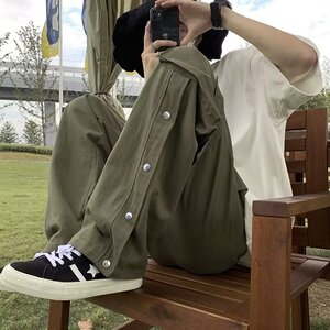 男纯斜纹休闲工装裤A713P40