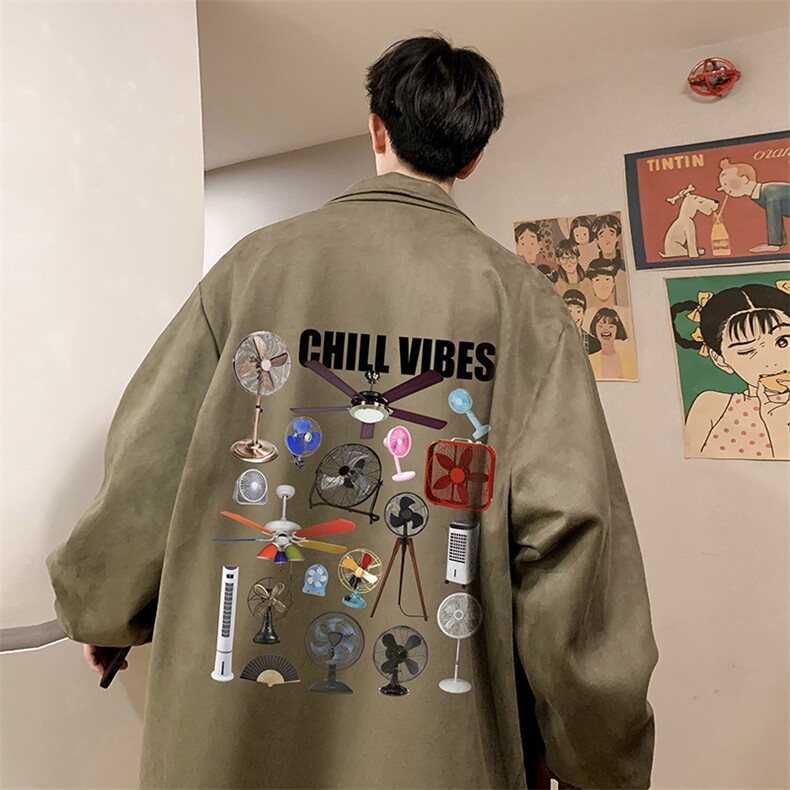 麂皮绒夹克男大码立领褂子外套JK85383-P68加绒款-P78,男装夹克,电商A040