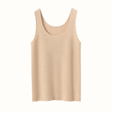 2025年秋季套头百搭圆领抽条吊带时尚百搭通勤，女装背心吊带，迎冬羊绒