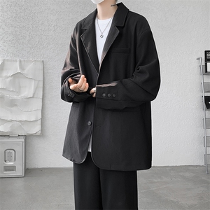 8XL-M肌理感西服美式休闲西装外套男复古痞帅高级感衣服XF002P85图片