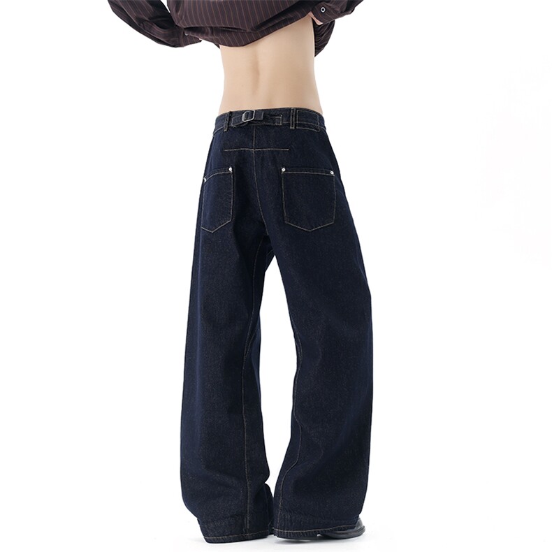 【现货】XZ1218BKN004特价P52美式水洗直筒丹宁解构明线牛仔裤，男装牛仔裤，星座1218（原611-3）