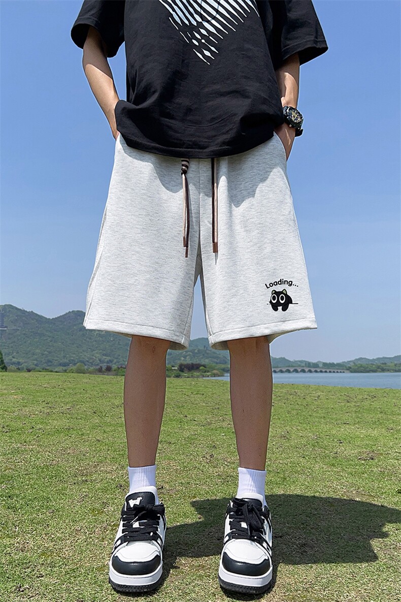25年直播抖音得物品质运动男中裤五分休闲短裤K313P30控48,男装牛仔裤,电商C408(原B339-1)