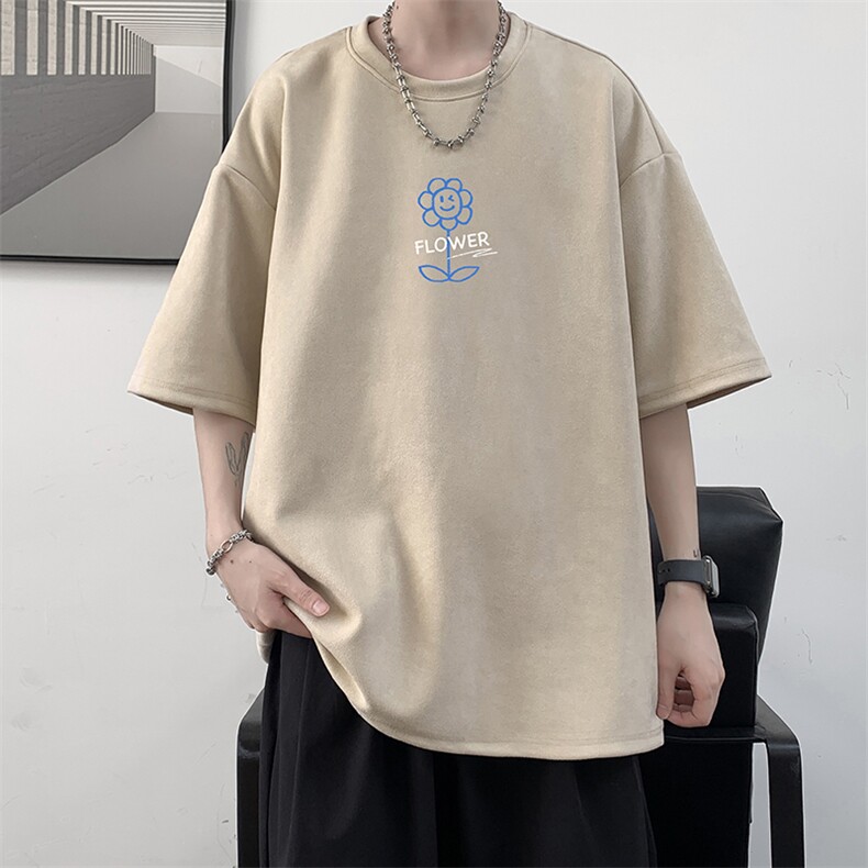 麂皮绒短袖t恤男大码半袖男JD82274-P25,男装T恤,电商A040