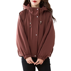 短款休闲连帽派克服加绒厚外套女2025冬季新款小个子宽松保暖棉衣，女装棉衣/棉服，慕咨