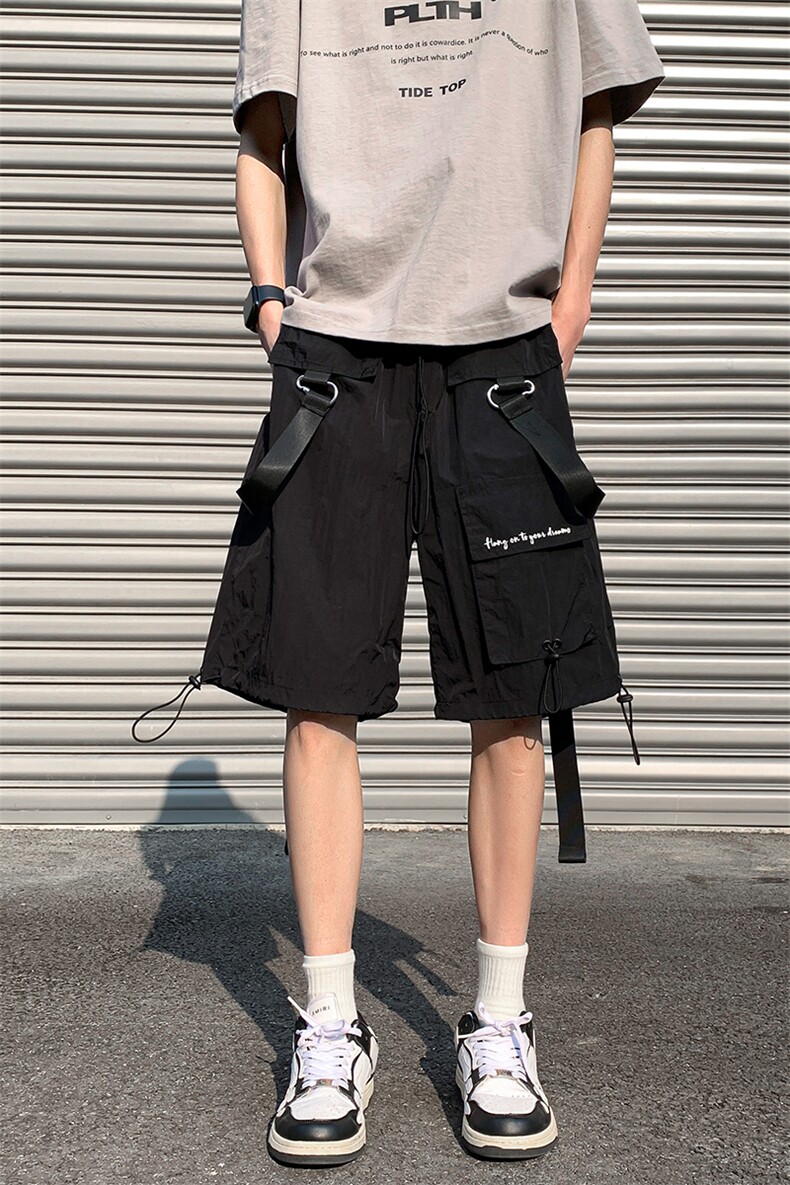 8XL-M特大码肌理感五分裤户外登山裤冲锋裤短裤男DK1502P49控68,男装休闲裤,电商D206-1