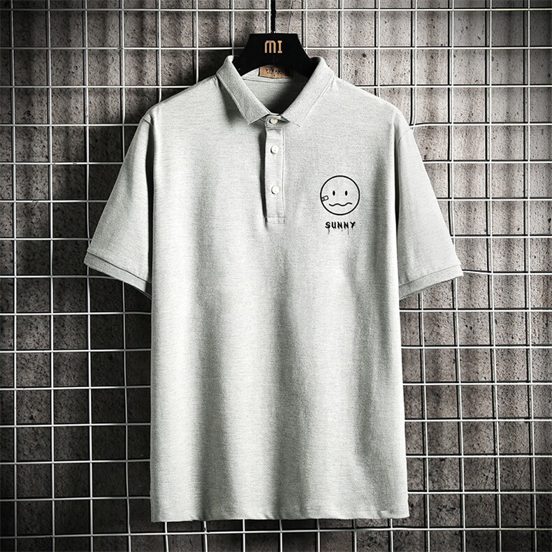 PL57072-P35翻领短袖polo衫男大码胖子半袖t恤男有领保罗衫,男装Polo衫,电商A040A