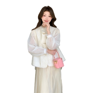 新款现货上新2025重工刺绣甜美百搭马甲女85021-208A-P120-K225图片