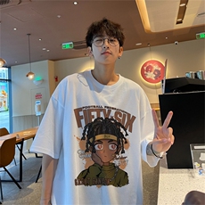 特P19控38230g重磅纯棉港风短袖t恤男DT3131，男装T恤，电商B370