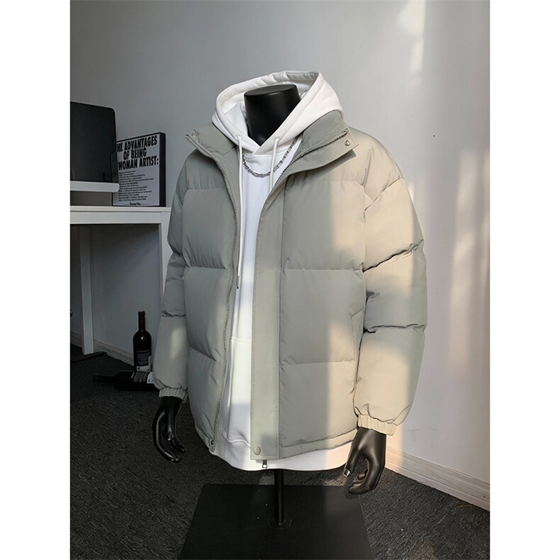 现货高品质美式高街冬季重磅三防加厚羽绒棉衣厚外套面包棉服,男装棉衣,电商A486