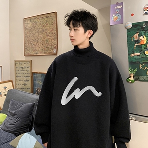 控68高领毛衣男士大码内搭毛线衣男 GM45280-P45加绒款-P65图片