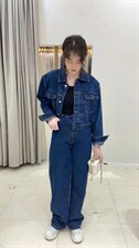 牛仔套装，女装职业装，戈朴