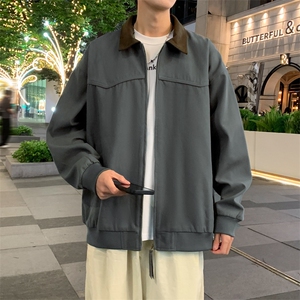 得物二开 美式复古外套男痞帅cleanfit底特律工装夹克JK1208-P78图片