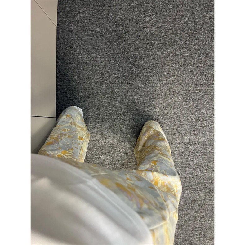 NZT41LL-特P43cleanfit美式复古提花牛仔裤男高街直筒裤,男装牛仔裤,星座1007（原301D）