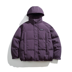 2026冬季新款男日系潮牌纯色连帽白鸭绒羽绒服加厚外套YR28-F235图片