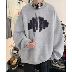 常规潮流春秋宽松型气质潮简约卫衣宽松圆领套头新款休闲FY41/P38，男装卫衣，星座506