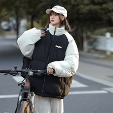 现货抖音得物可供视频三防加厚羽绒拼接棉衣外套面包棉服86626，男装棉衣，电商A486