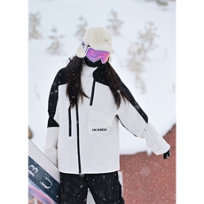 冬季单板双板防水防风防寒加棉加厚中性连帽滑雪服男女HF57-P175，男装棉衣，电商A001