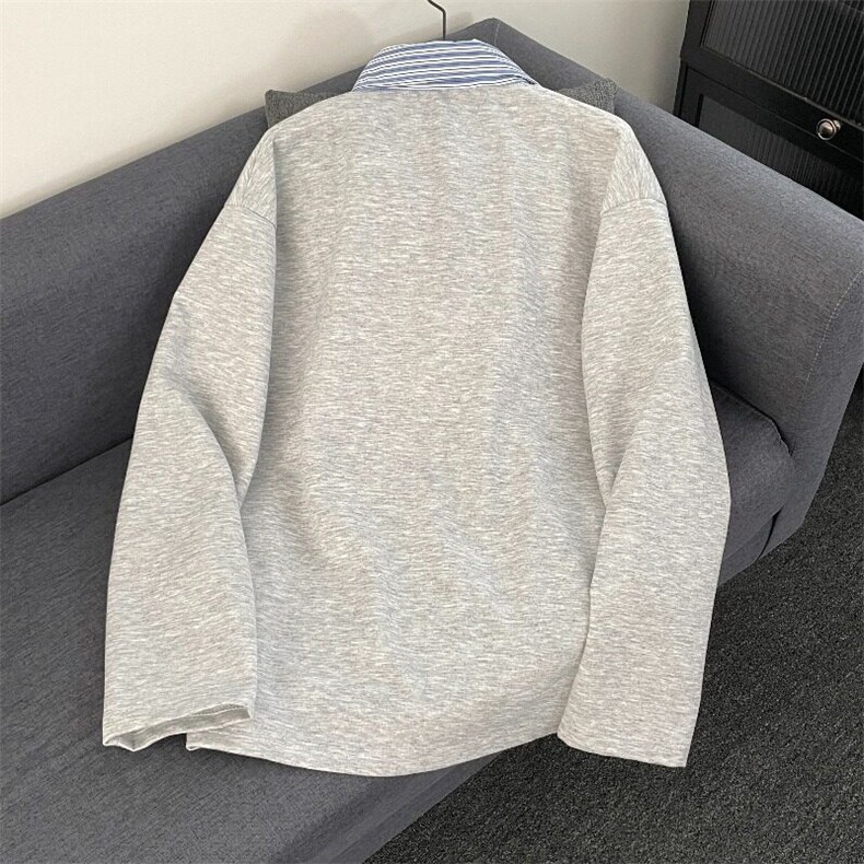 秋季新款外套男假两件卫衣LC12P40,男装卫衣,星座1116-2