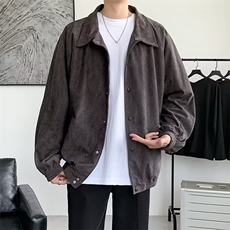 秋季青春流行男夹克文艺潮鹿皮绒外套H04P58，男装夹克，星座1116-2