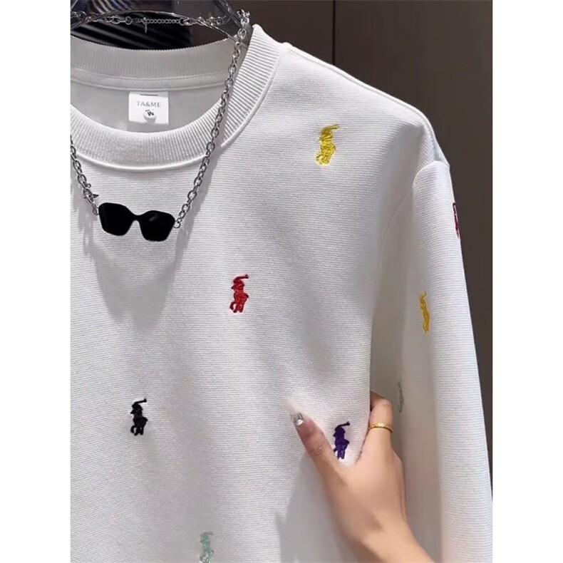 卫衣男士春秋季潮牌痞帅炸街长袖春秋装刺绣打底上衣服外穿,男装T恤,星座506A