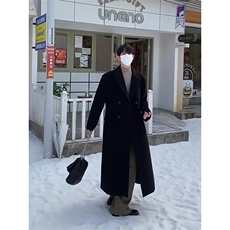 原版高品质~美式cleanfit男士中长款过膝毛呢大衣外套Y983-P125，男装毛呢大衣，星座1004-3
