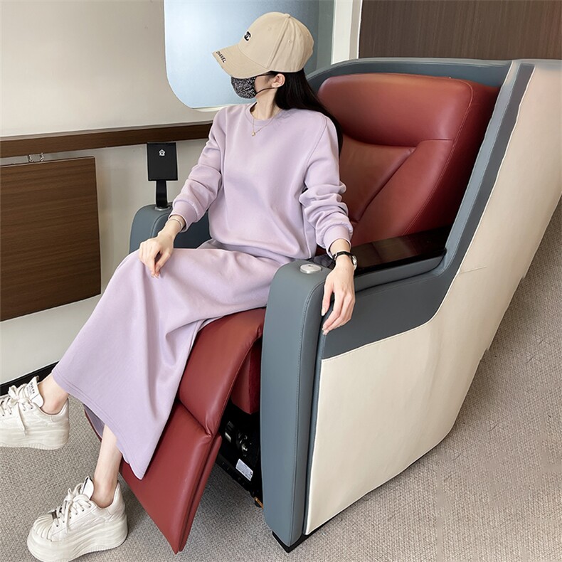 圆领精致上衣中长款半身裙两件套休闲,女装套装/套裙,江南