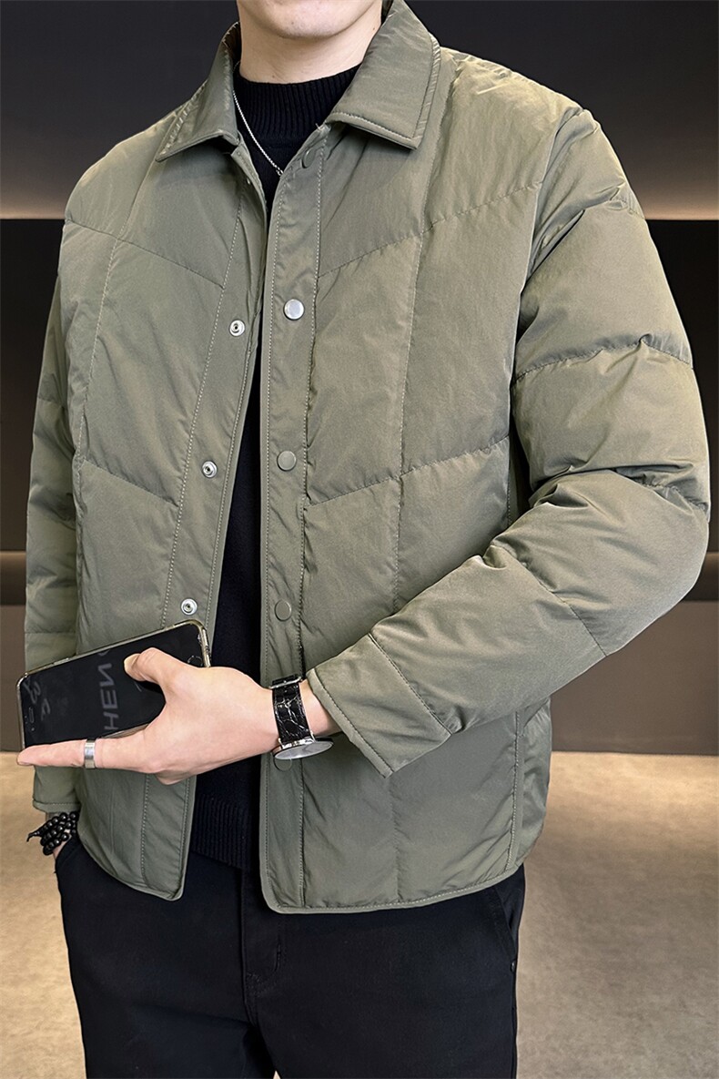 冬季棉服男2025新款翻领轻薄保暖外套男装棉衣C317-M8381-P135,男装棉衣,电商C317