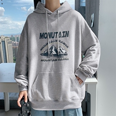 ！22春季新款男士连帽卫衣印花潮流学生春装外套WY209P38，男装卫衣，电商B220
