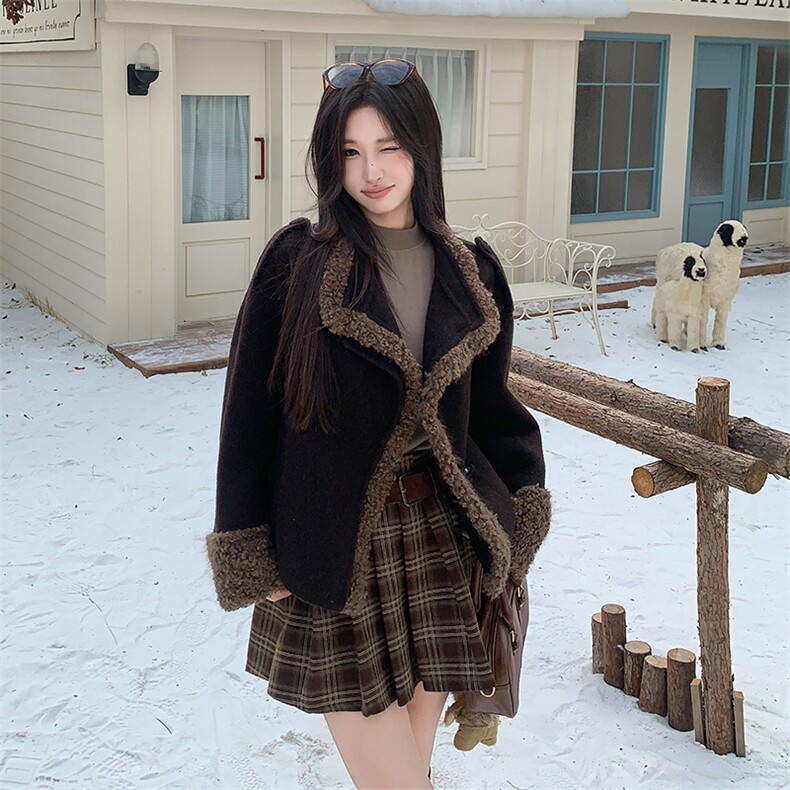 新款毛呢外套2C122-5122-P255-K378,女装毛呢外套,2C122