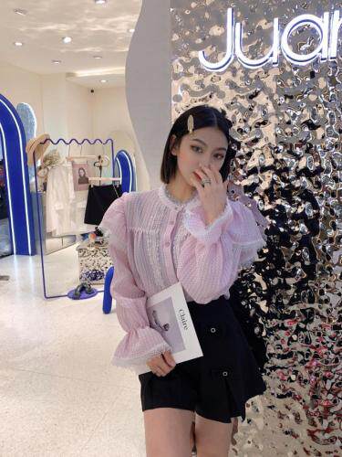 泡泡袖衬衫，面料也是的哦，女装衬衫，JUAN