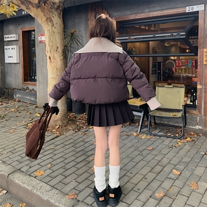 新款 现货主推针织领拼接50绒羽绒服9921-P235-K368图片