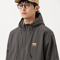 2026春季新款男装日系潮牌宽松连帽格子外套休闲夹克JK562-F109，男装夹克，电商A101（原外27）