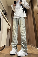 美式高街牛仔裤男女潮牌炸街休闲裤N1623/P44，男装牛仔裤，电商D202