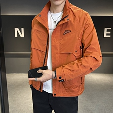夹克男秋季立领高品质外套型男商务休闲百搭外套夹克N8816-P75，男装夹克，星座310B-3