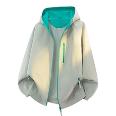 美式高街户外骑行登山服防水防风宽松大码潮百搭夹克外套8601-P55，男装夹克，电商B306