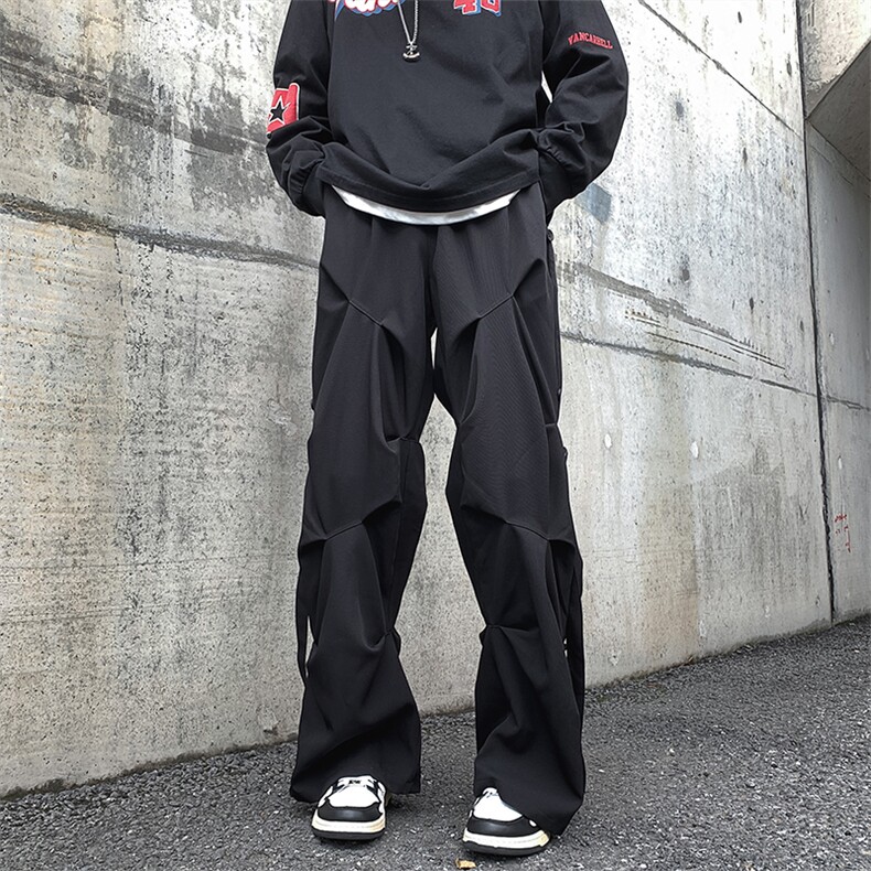 8XL-M休闲裤男秋冬季加肥加大码西裤高街显瘦拖地裤9026p68控88,男装休闲裤,电商D206-1