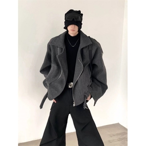 706-1-MN2311-P108  特P 现货 冬季男士短款夹棉毛呢夹克痞帅外套图片