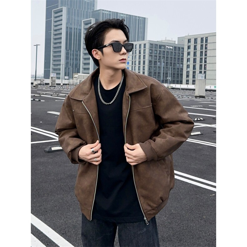 冬季加厚棉衣男加棉皮衣男式外套棉服棉袄潮A266-MYPY010-P90特批图片