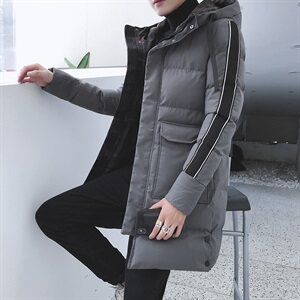 2021新款男士中长款棉衣冬季棉服外套加厚棉袄DS209T图片