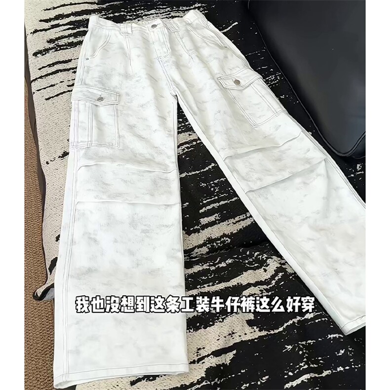 特价款A129-K926P58脏脏裤大量现货库存水洗美式街头牛仔裤,男装牛仔裤,电商A129