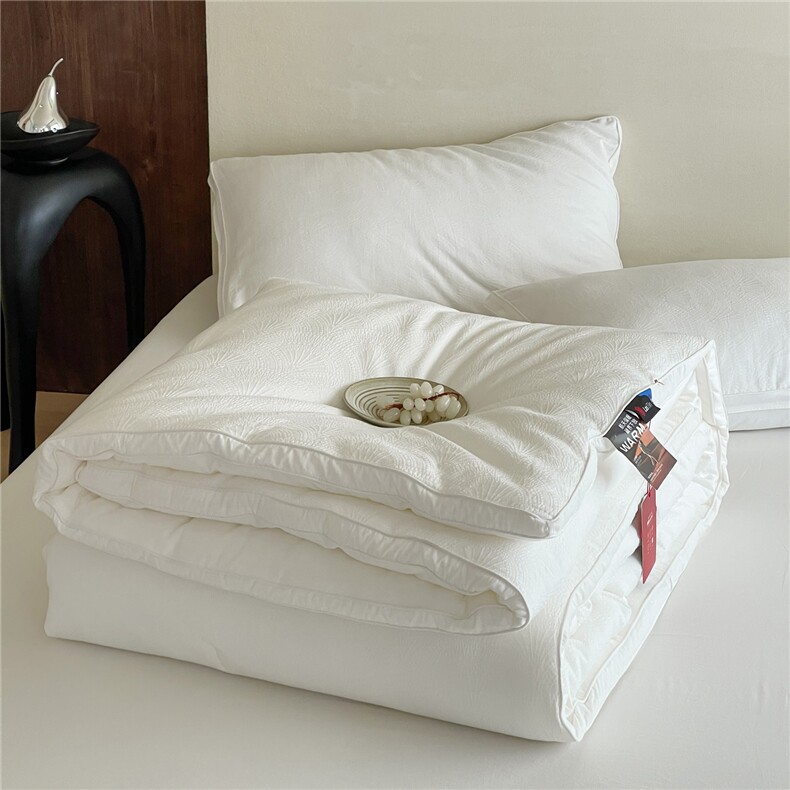 2025全棉大提花航天恒温立体抗菌被子被芯，被套/被芯，一起卖家纺