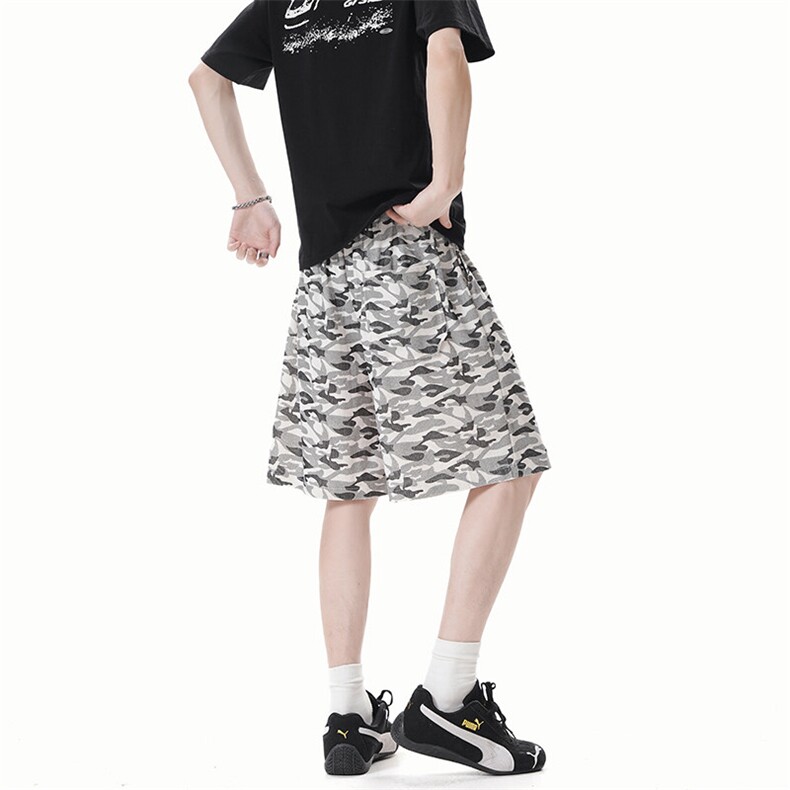 DK50001-P20短裤男女夏季新款休闲冰丝沙滩中裤宽松百搭五分裤,男装牛仔裤,电商A178