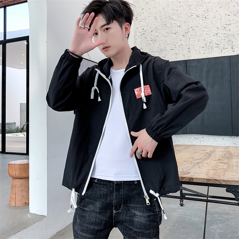 防晒衣薄款2021新款夏季韩版夹克潮衣服男士大码外套f206-P45,男装夹克,星座1206（原A206）