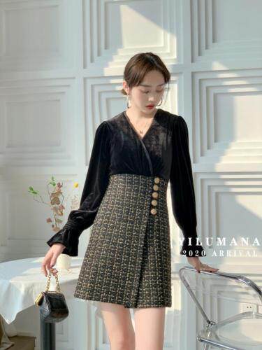 现货春装新款连衣裙款式丰富你想要的我们都有欢迎采购，女装连衣裙，一露玛娜