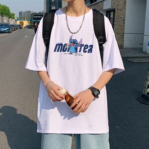 ！2021夏季新款男士短袖T恤宽松百搭学生半袖体恤衫T2153P25图片